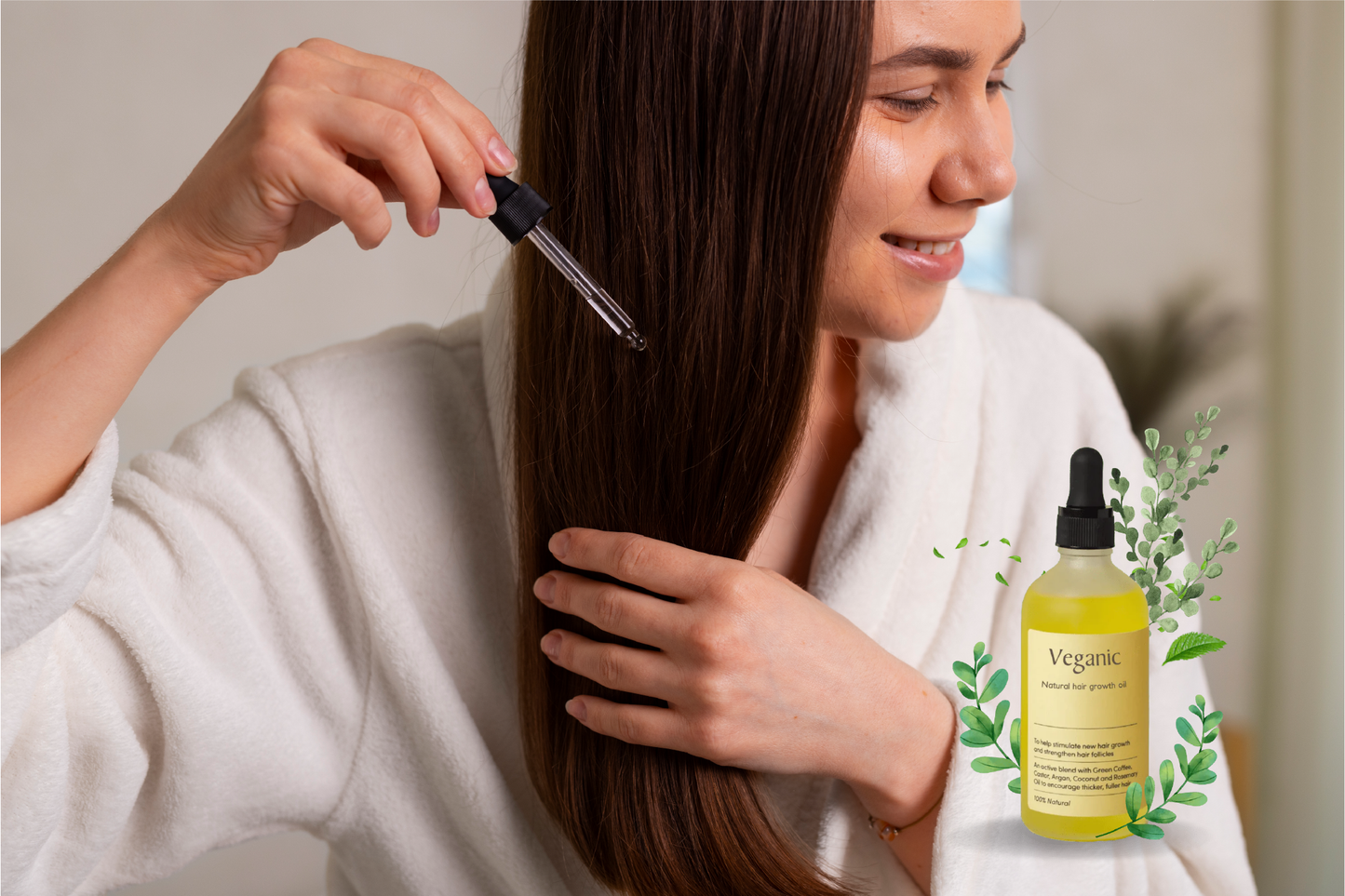 Veganic Natural Hair Growth Oil (Pack of 2)